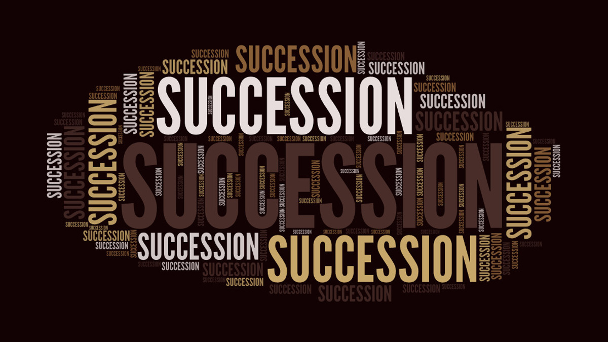Succession word art