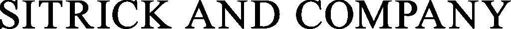 Sitrick logo dark wordmark